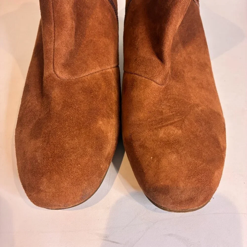 Earth | Sparta Cinnamon Suede Booties 10